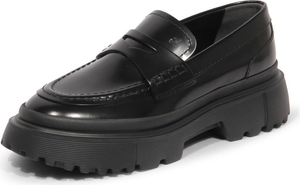 I0009 mocassino donna HOGAN H629 Frau Loafer schwarz
