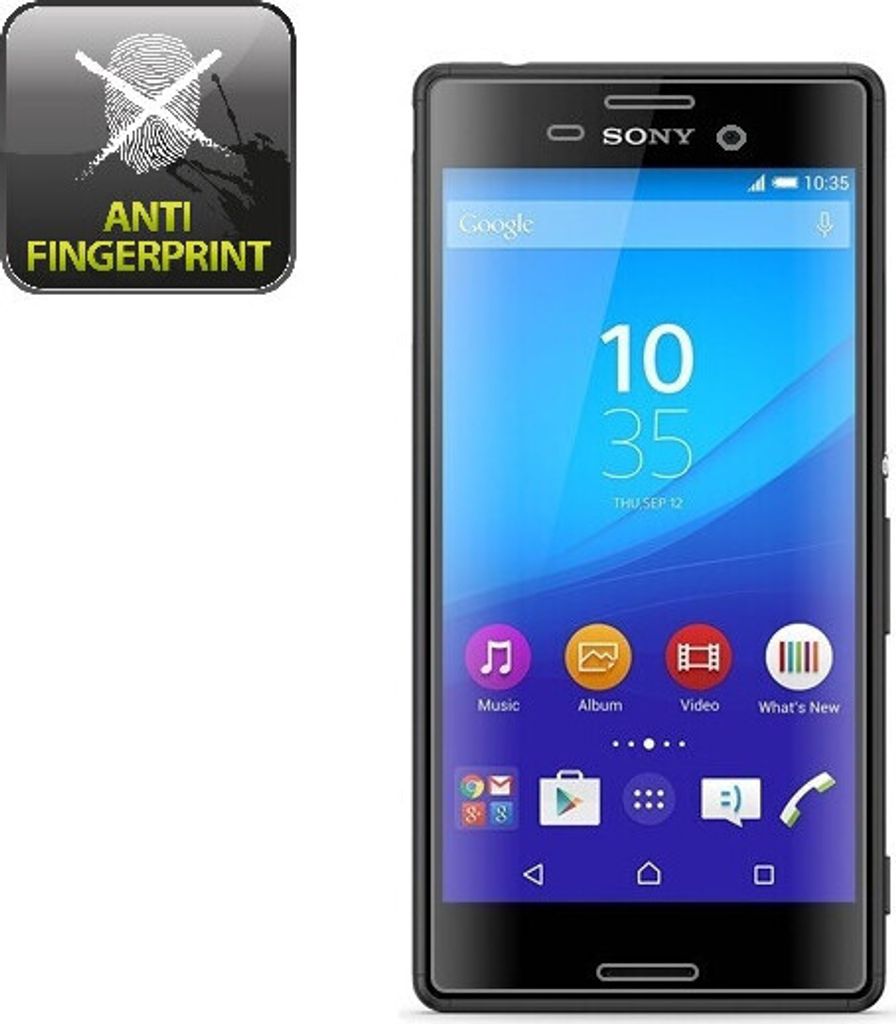 4x Displayfolie für Sony Xperia M4 Aqua ANTI-REFLEX Displayschutzfolie MATT