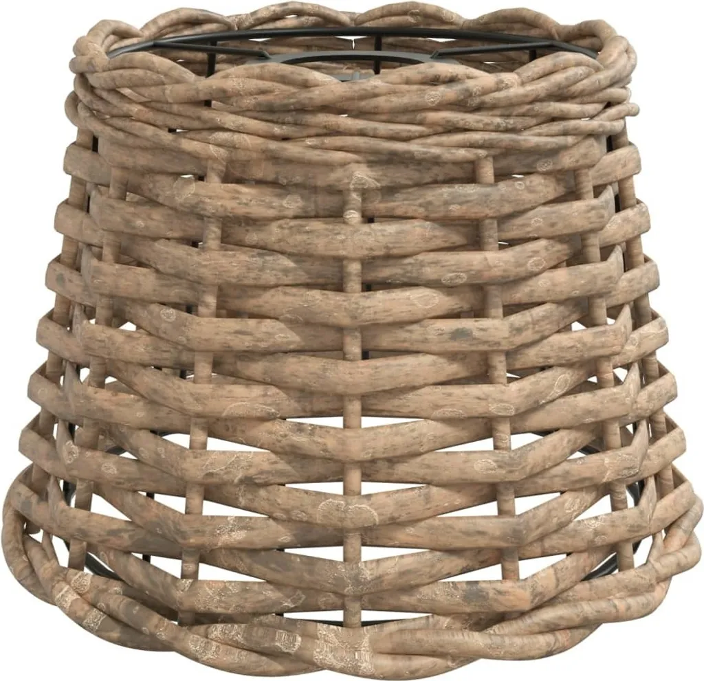 Paralume Boho vidaXL Marrone Vimini Ø20x15cm - Trend Arredo 2024