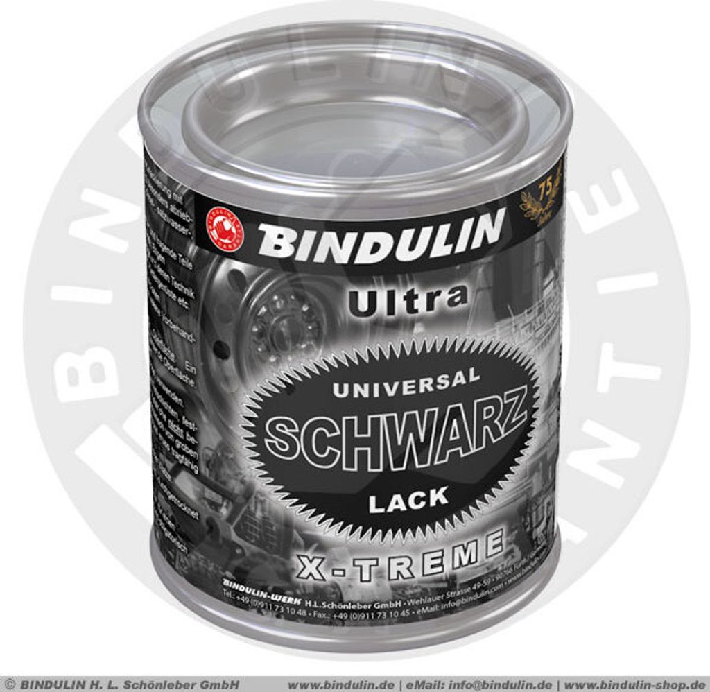 125 ml   Universalschwarzlack    Farbe: schwarz  Produktbild 