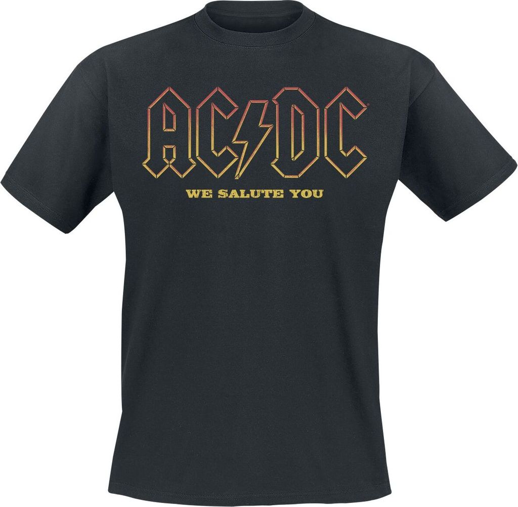 AC/DC T-Shirt Herren About To Rock Salute schwarz 5XL
