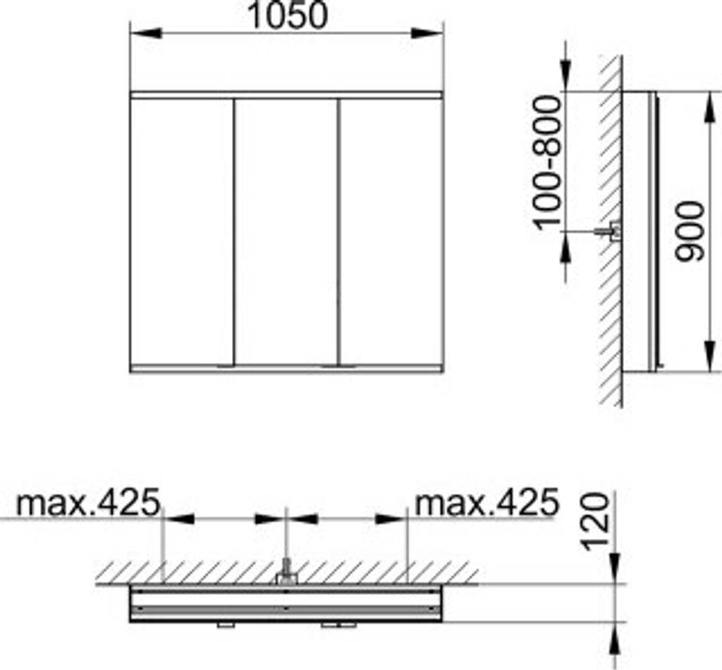 KEUCO 800301001000300 Royal Modular 2.0 SPS, unbel. 80030,
