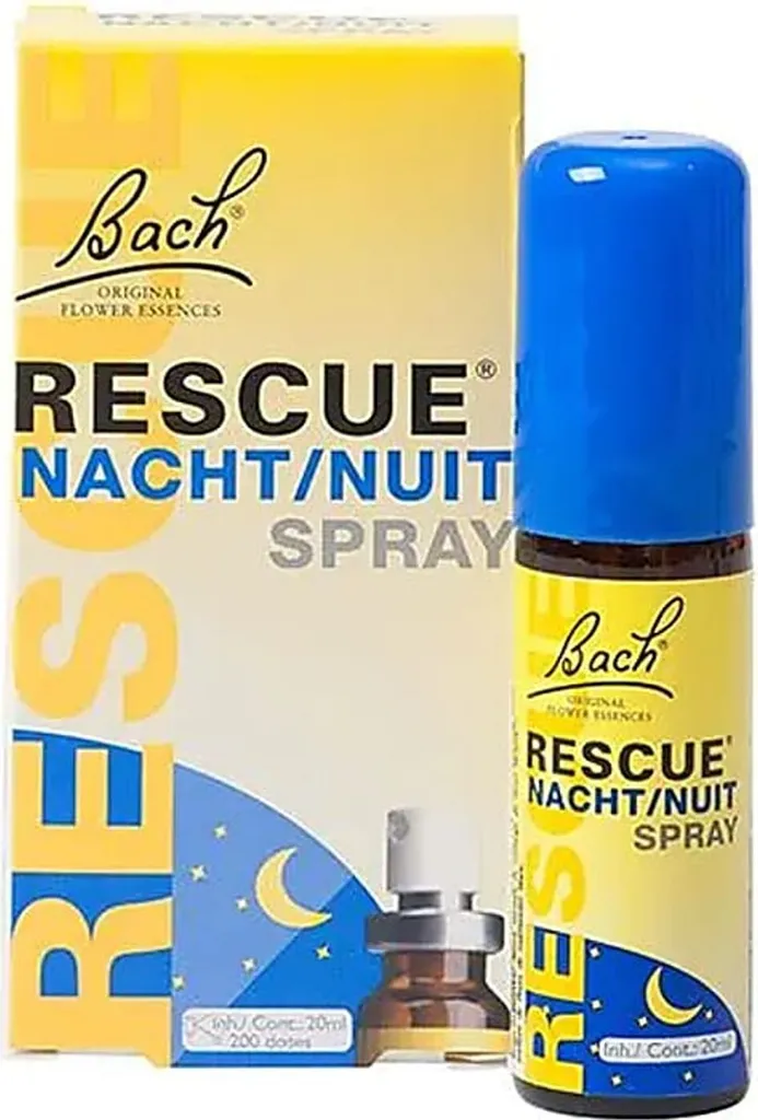 Bach Rescue Night Spray 20 ml - Aide au Sommeil et Relaxation Nocturne