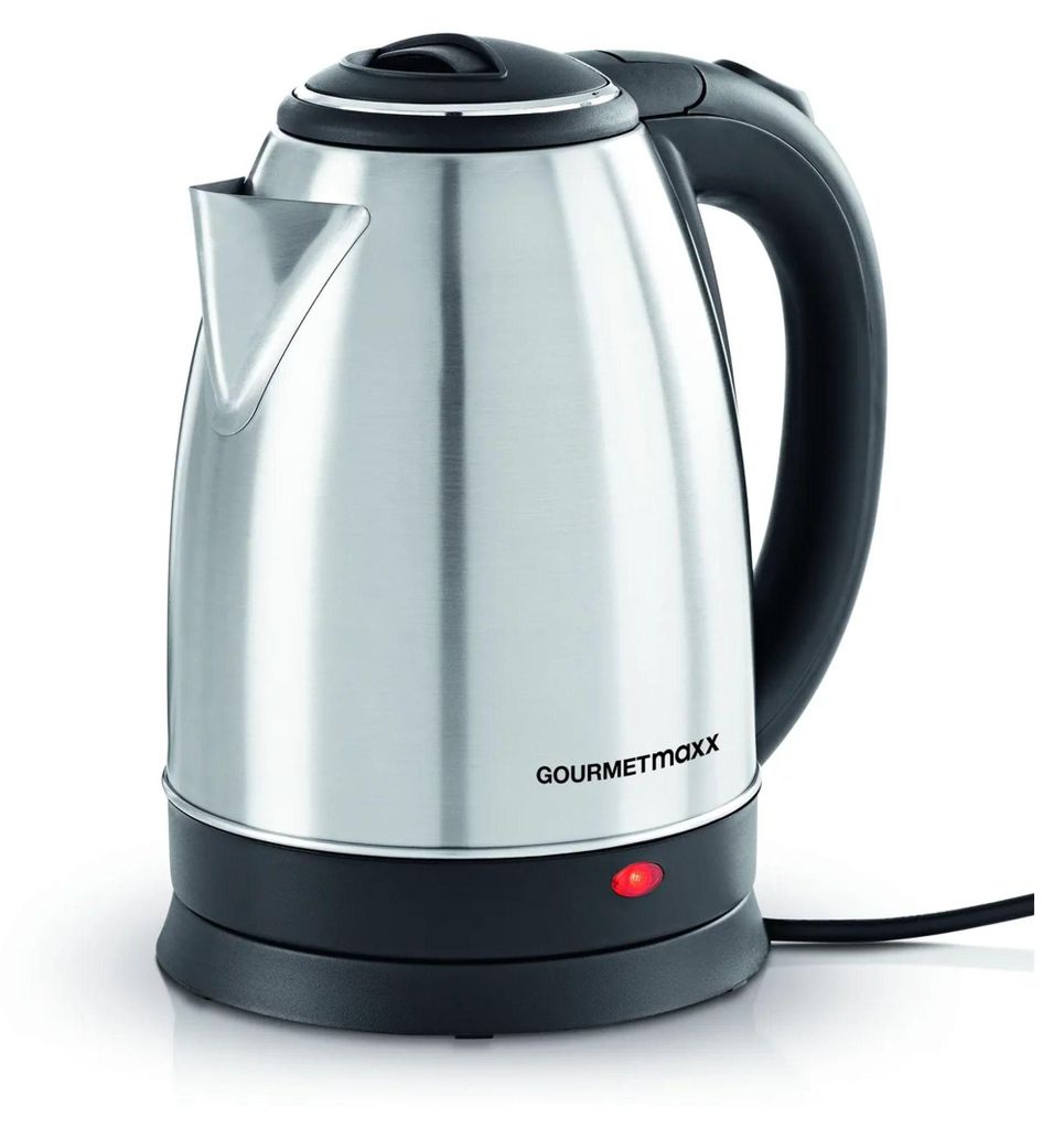 GOURMETmaxx Wasserkocher - 1,8l - Edelstahl Produktbild 