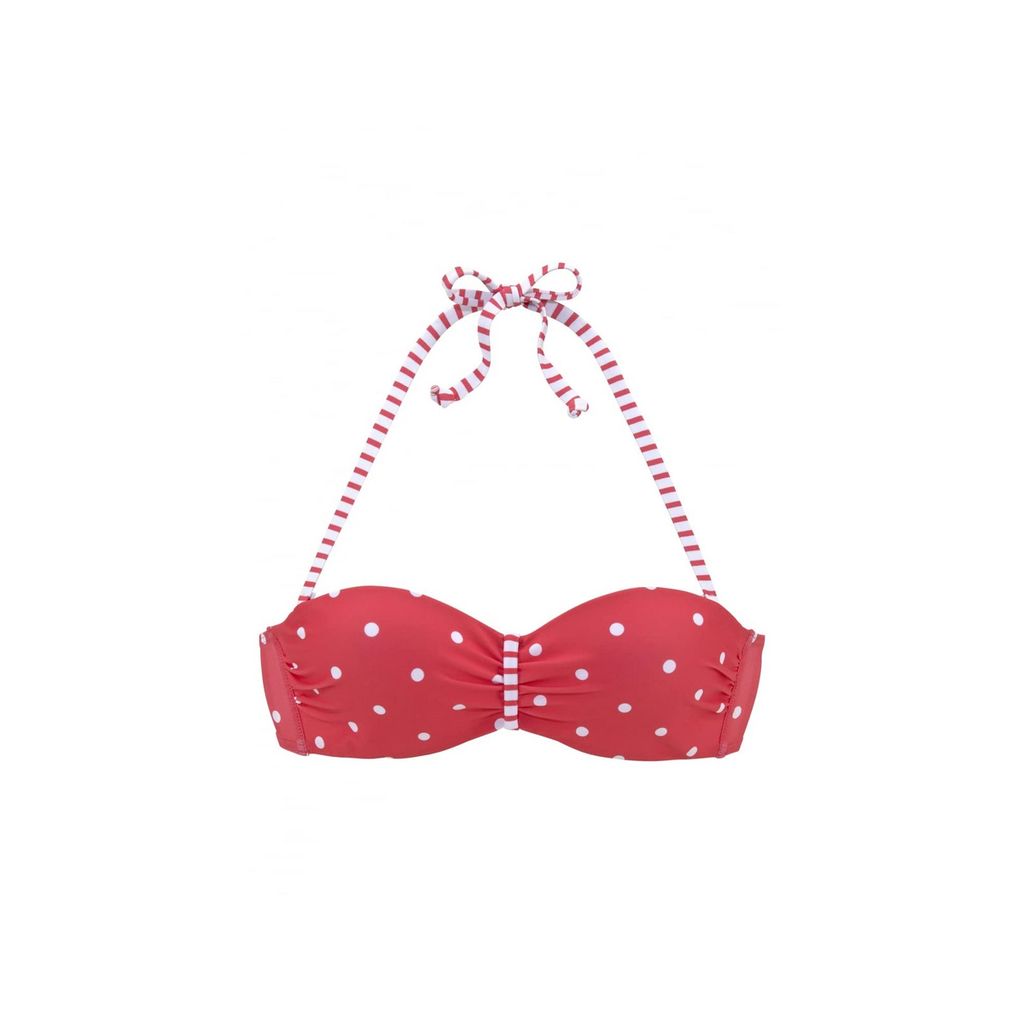 s.Oliver Bügel-Bandeau-Bikini-Top schwarz-weiß Größe 38 Cup E
