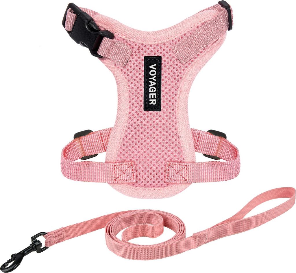 Voyager Step-in Lock Katzengeschirr und reflektierende Katzenleine mit Neoprengriff by Best Pet Supplies - Unterstützt kleine, mittelgroße und gr...
