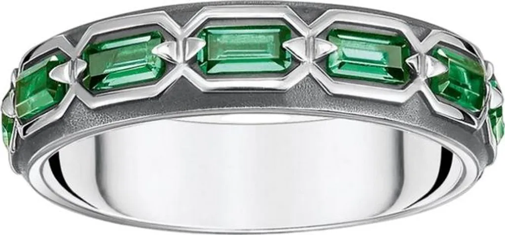 Anneau en argent pour homme et femme Thomas Sabo Rebel at Heart Taille 50