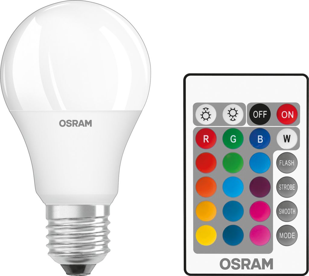 Żarówka LED E27 9.4W 806LM A60 OSRAM RGB Zdjęcie produktu 