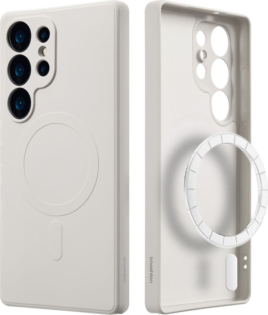 imoshion Color Back Cover mit MagSafe Samsung Galaxy S25 Ultra - Beige