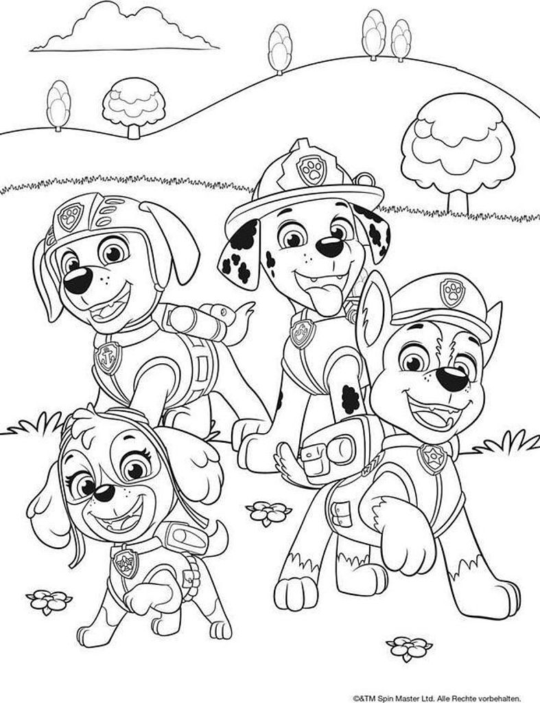 PAW Patrol Kindergartenheft: Mein liebster Malblock
