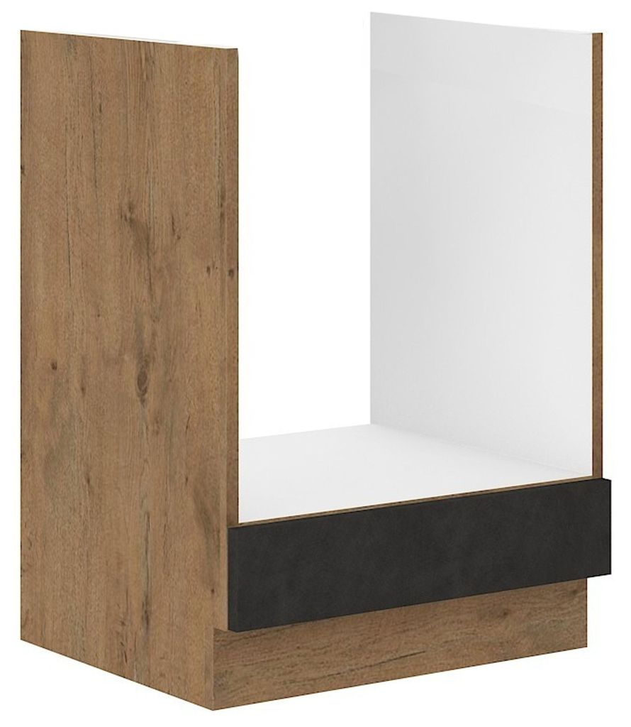 Vigo Herdunterschrank 60 cm Eiche Lancelot Matera Grau Produktbild 