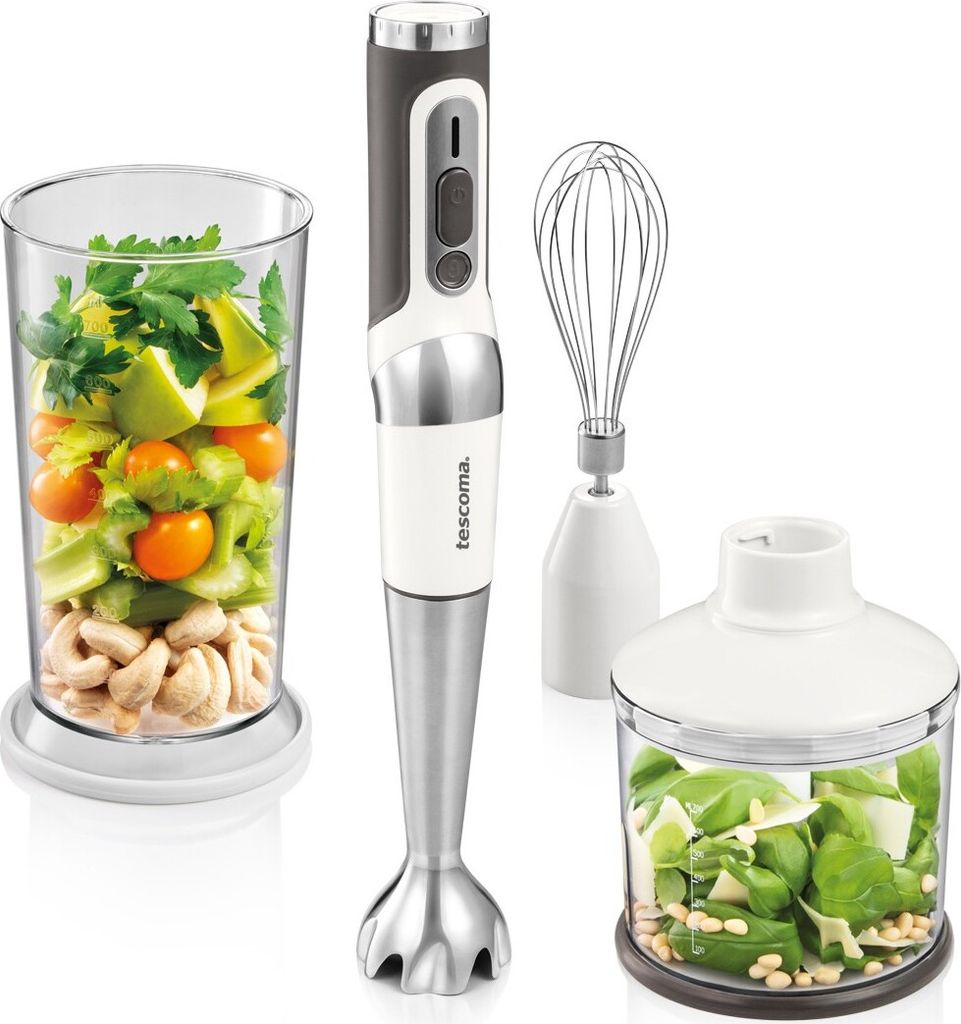 Akku-Stabmixer GrandCHEF, mit Zubehörteilen