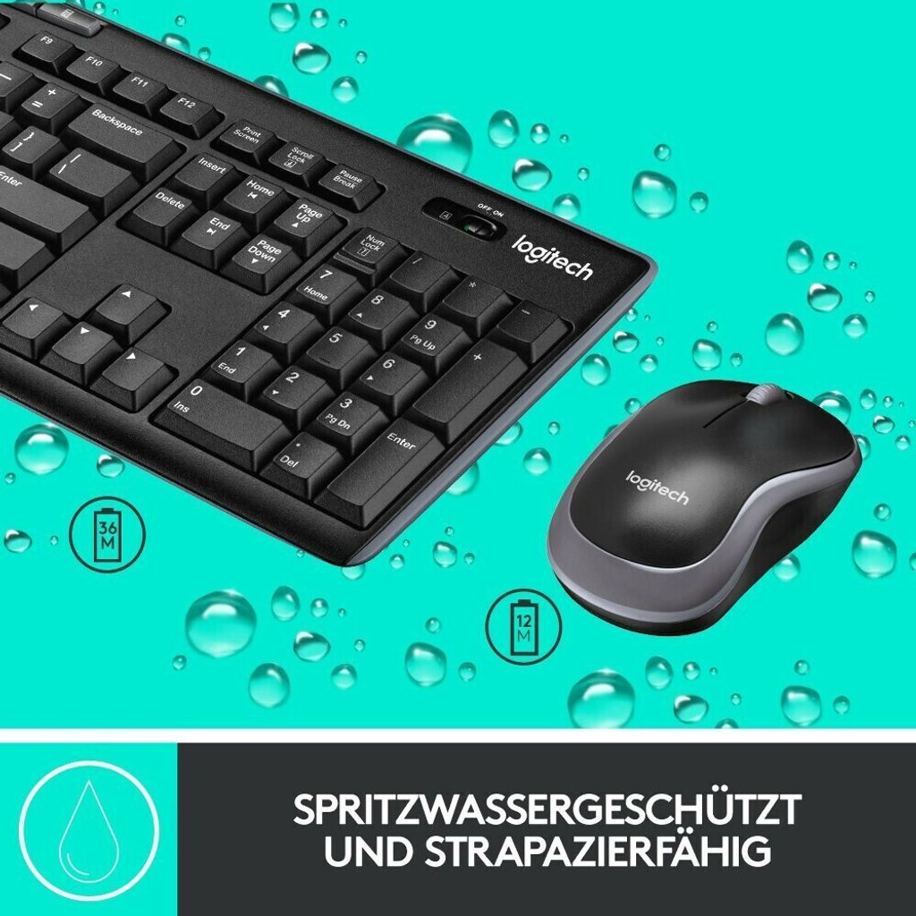 Logitech MK270 - Bezdrôtová kombinácia - myš / klávesnica Obrázok produktu 27