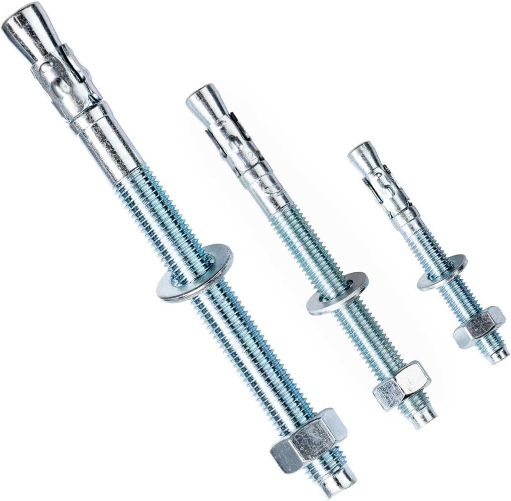 HAUSA Schwerlastanker verzinkt M12 x 140mm Stahlanker Schwerlastdübel 100stk