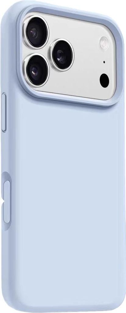 Hülle für 17 iPhone, Ultra-dünn Silikon Schutzcase, 360 Grad drehbar, Touch-Tasten, Passend für iPhone, Blau