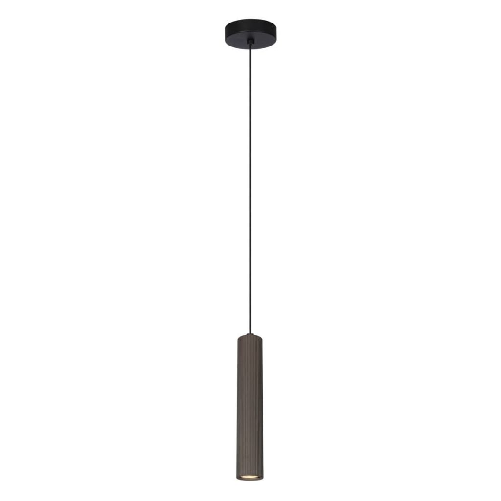 Lampa wisząca nowoczesna do salonu kuchni nad wyspę brązowa Zdjęcie produktu 