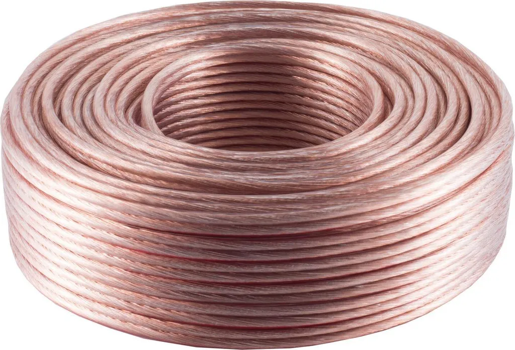 S/CONN Câble d'Enceinte 1,5mm² 48x0,20 CCA Transparent 25m 06-181011