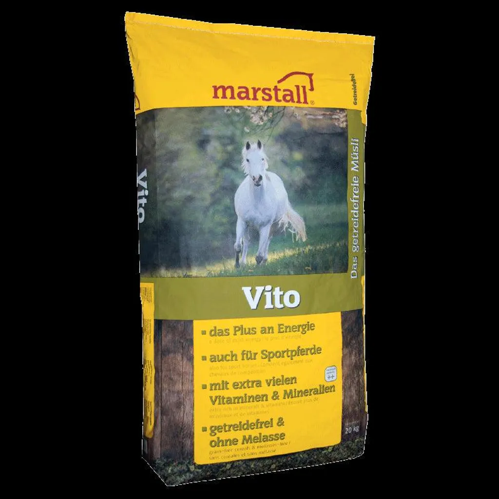 Mangime Cavalli Marstall Vito 20kg: Dieta Senza Zuccheri per Metabolismo