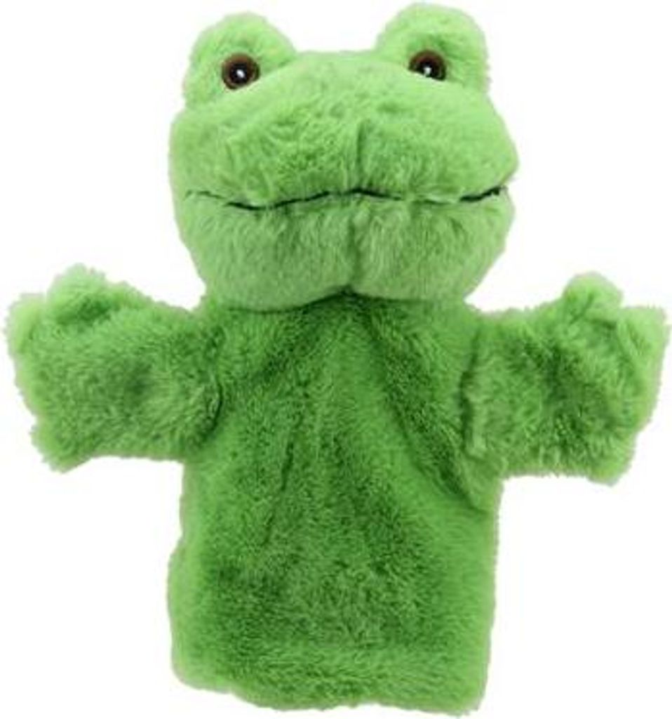 The Puppet Company Handpuppe Frosch - Kuscheltier Handspielzeug