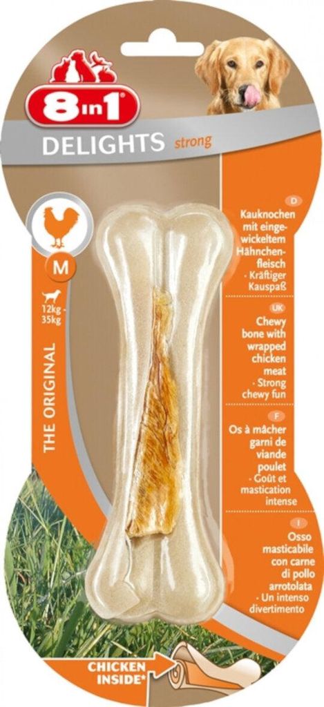 8in1 Delights Strong Kauknochen M - 1 Stück Produktbild 