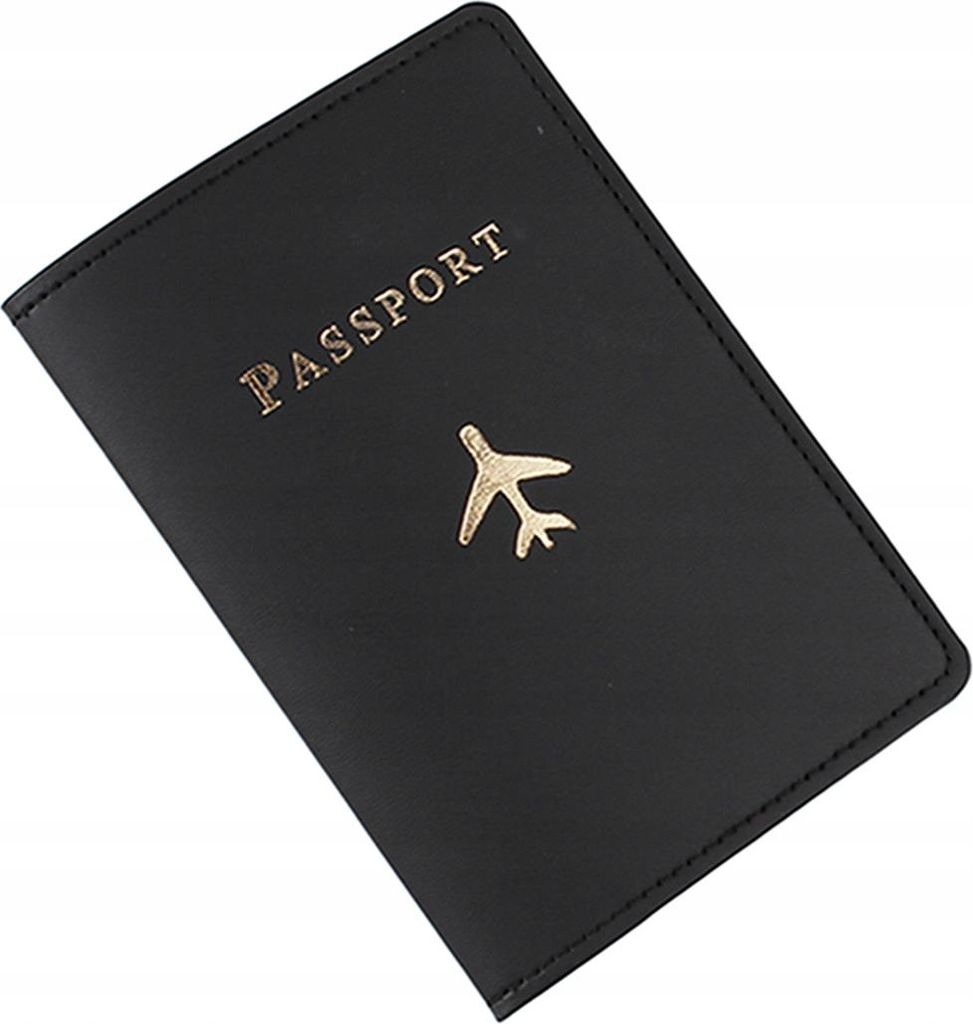 Etui Reisepasshülle Dokumente Etui SCHWARZ