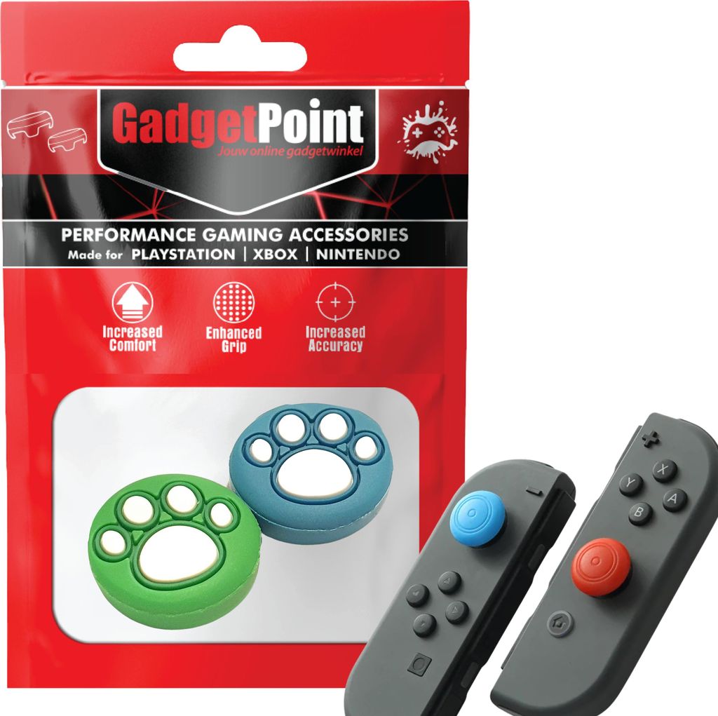 Thumbgrips - Thumb Grips voor Nintendo Switch Joy-Con Controllers - Gaming Thumbgrips - Performance Anti-Slip Thumbsticks - Bescherming Accessoires...