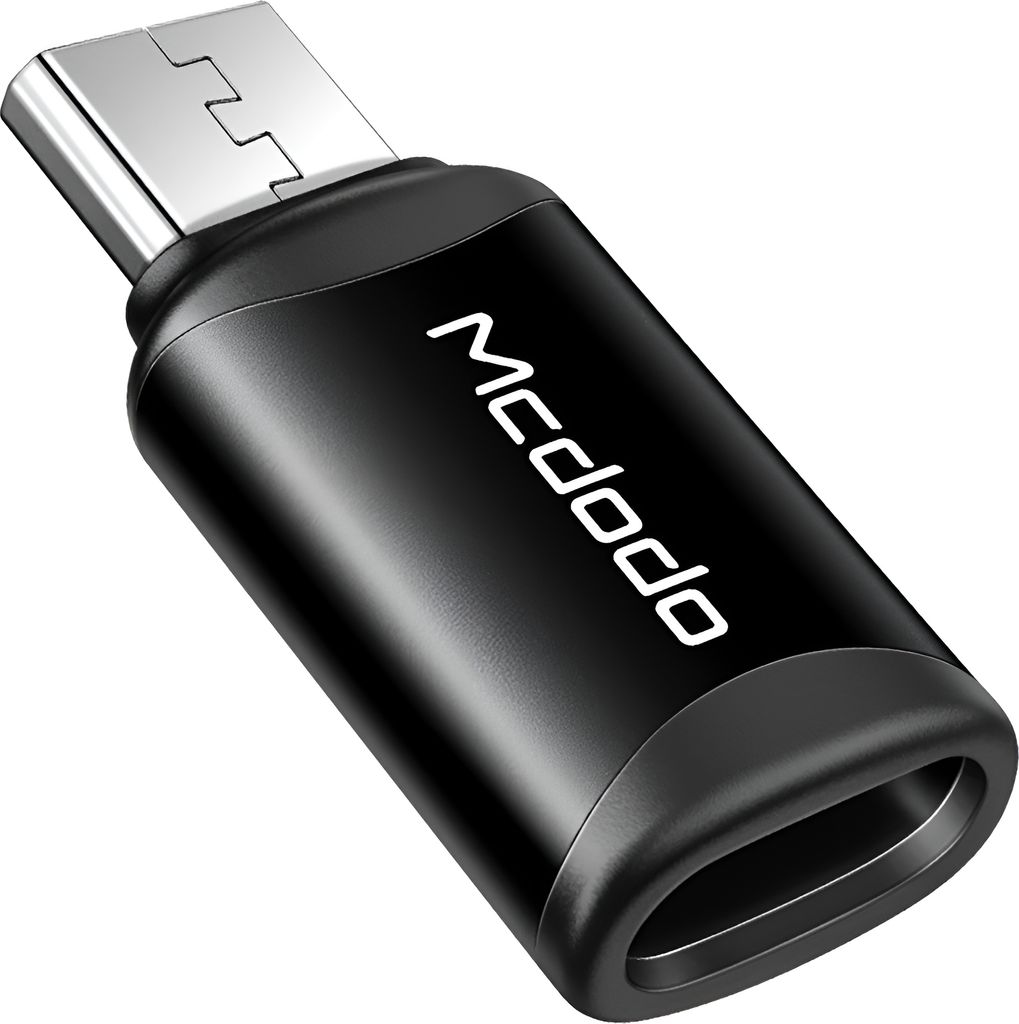 Mcdodo Telefon-Adapter Usb-C Auf Micro Usb Adapter Schwarz Ot-7690