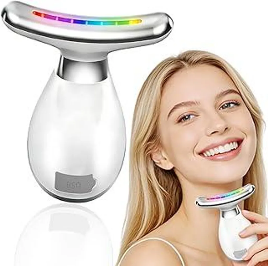 Massaggiatore Viso Gua Sha Elettrico 7 Colori: Trattamento Lifting VIP