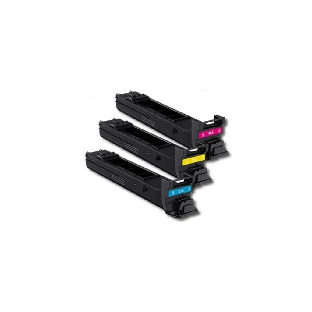 Pack de toners couleur Minolta A0DKJ51 de grande capacité pour bureau