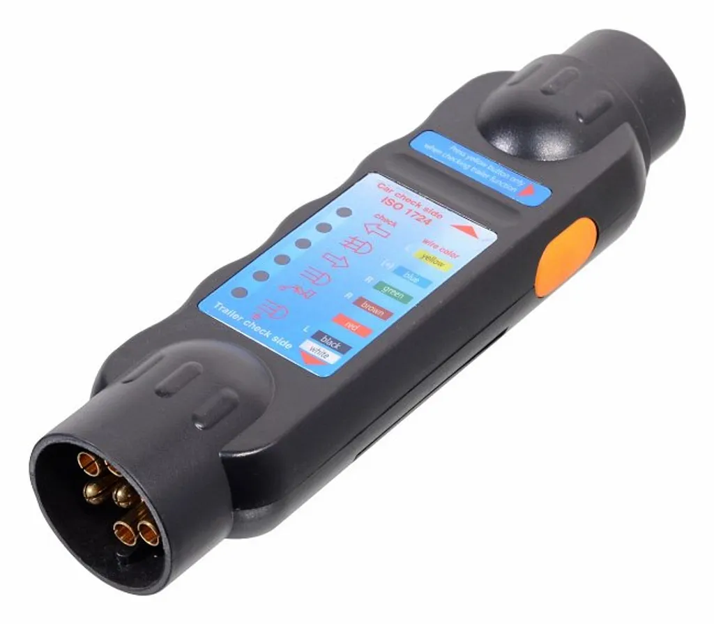 Tester Circuiti Rimorchio 7 Pin Compass 07171 MS12 - Alta Precisione 12V