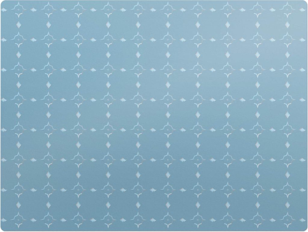 Geometrisches Retro-Muster – Bodenschutzmatte – Stuhlunterlage 120x90 cm – Rutschfest – Hartbodenmatte