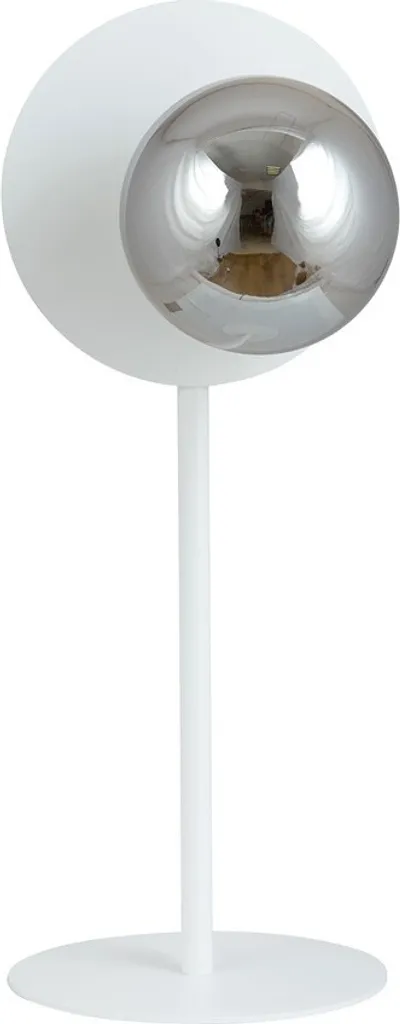 Luminaire de lecture OSLO pour table de nuit en coloris blanc et gris