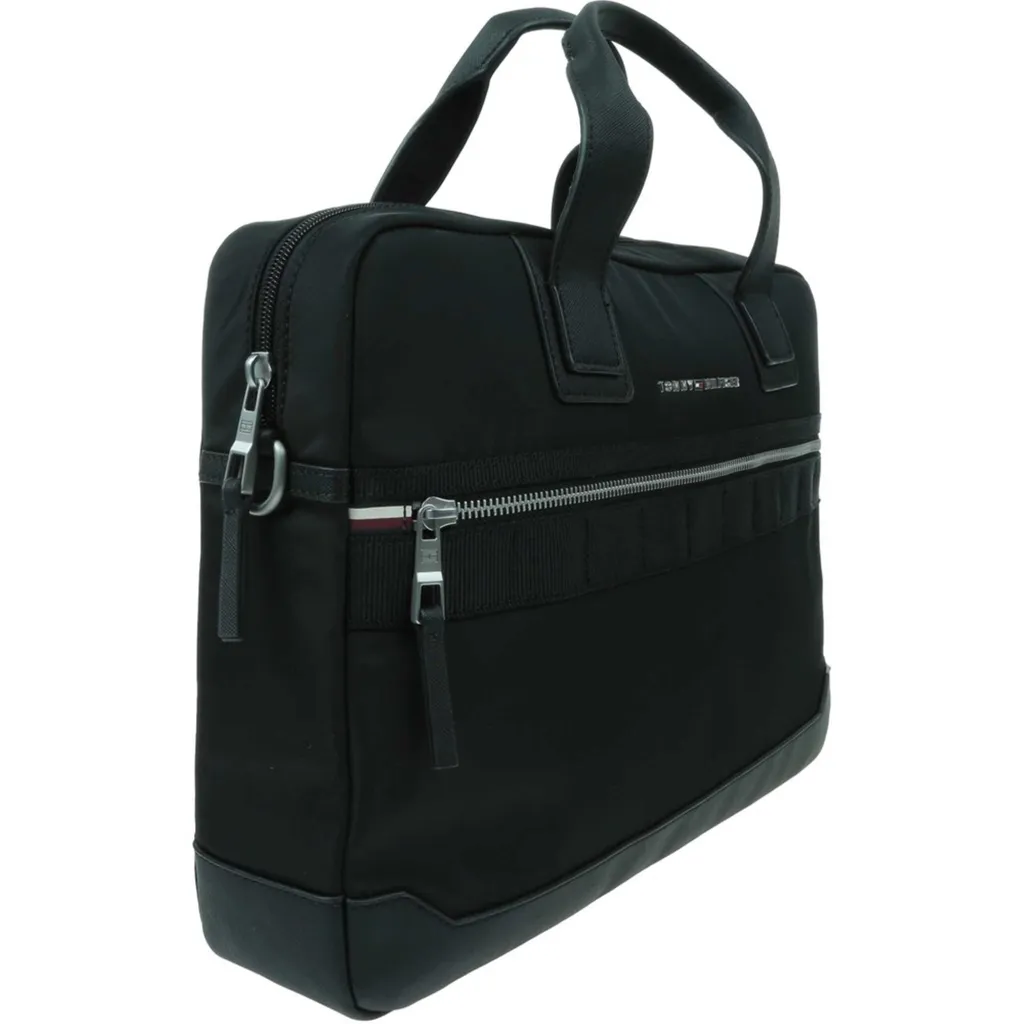 Sac Tommy Hilfiger Th Elevated Nylon Computer Bag AM0AM11574BDS Noir