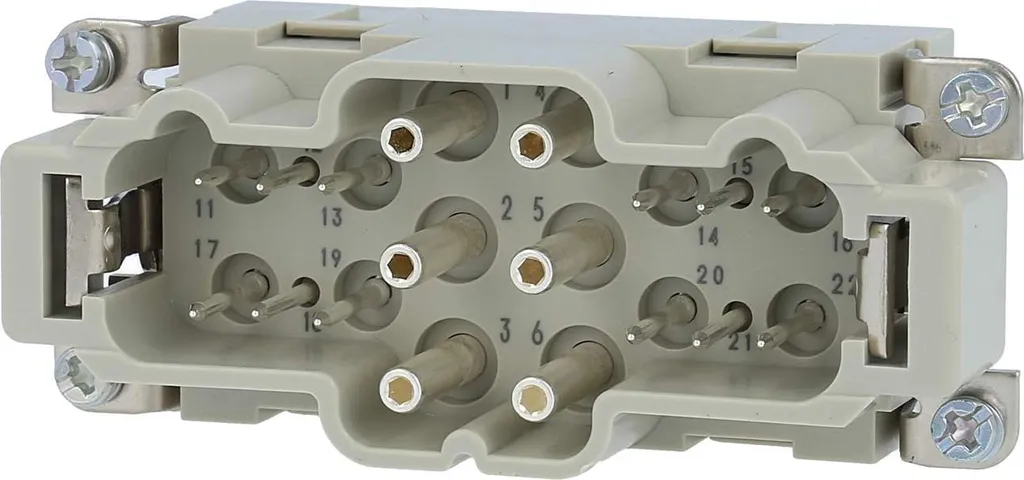 Solution Connecteur 18 Pôles Anti-Vibration 690V pour Usage Intensif - 2