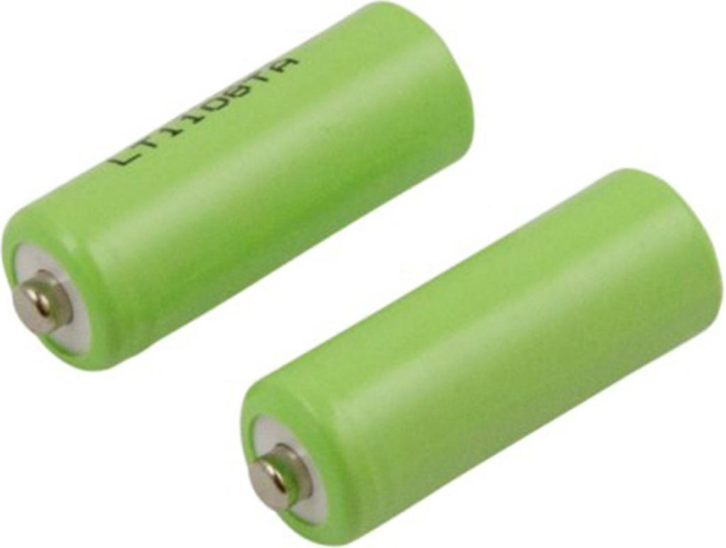 Avizar, 2 x NiMH AA Akkus für Hagenuk Classico, 1,2 V 400 mAh, Grün