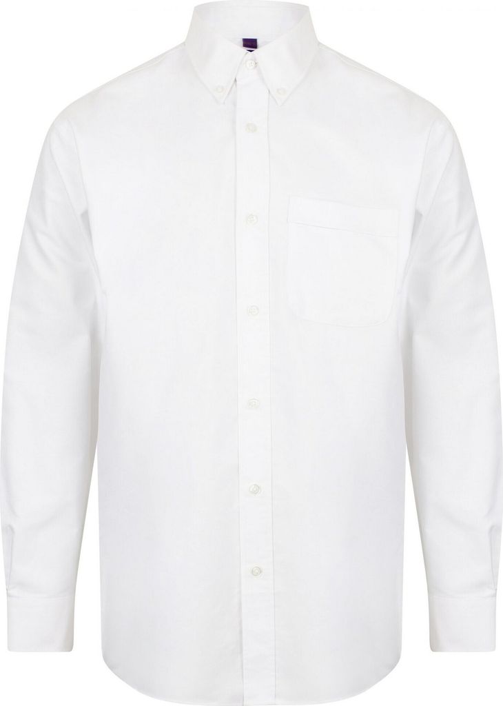 Henbury - "Classic" Formelles Hemd für Herren Langärmlig PC6187 (XL) (Weiß)