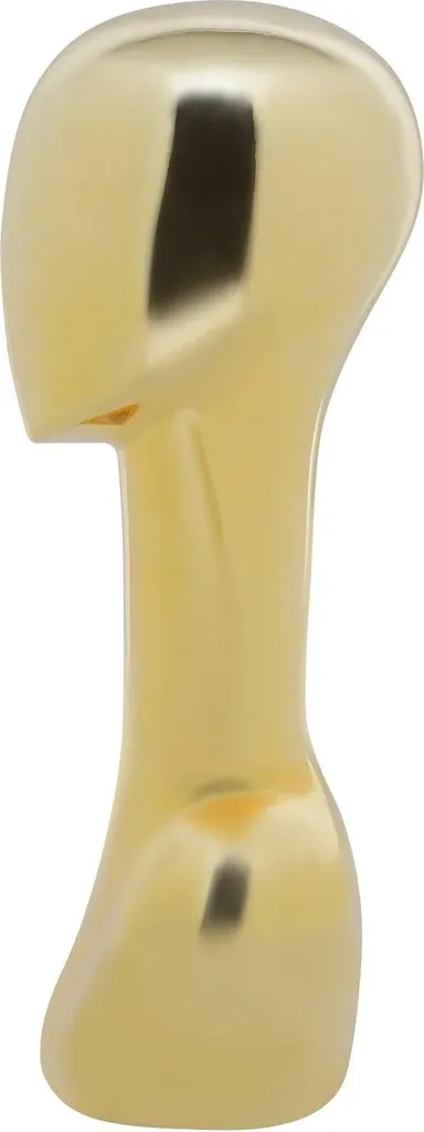 Supporto Espositivo Testa Oro - Struttura Leggera con Base in Acciaio