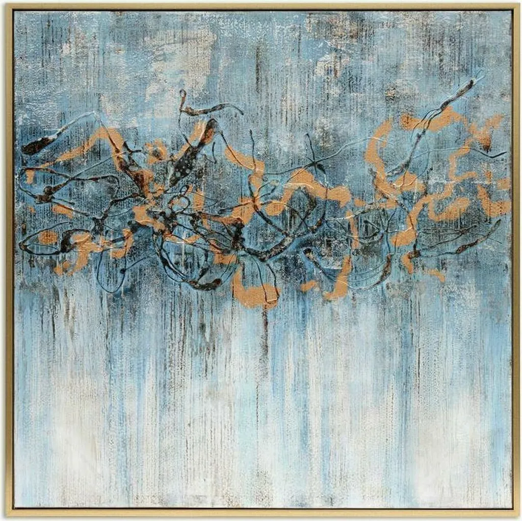 Tableau Moderne Abstrait DKD Home Decor 131x131 cm Décoration Murale Chic