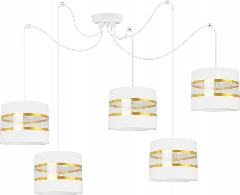 Lampadario moderno tessuto plafoniera sospensione camera da letto