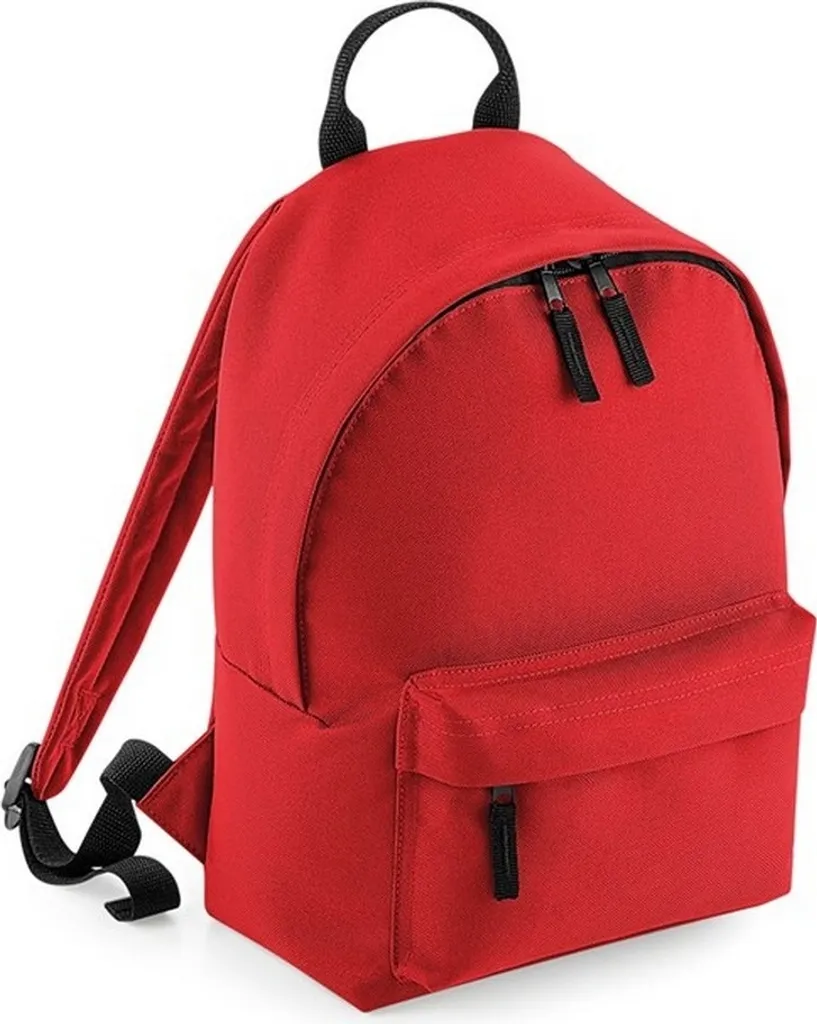 Zaino Bagbase RW7777 Rosso Brillante - Resistente per Scuola e Tempo Libero