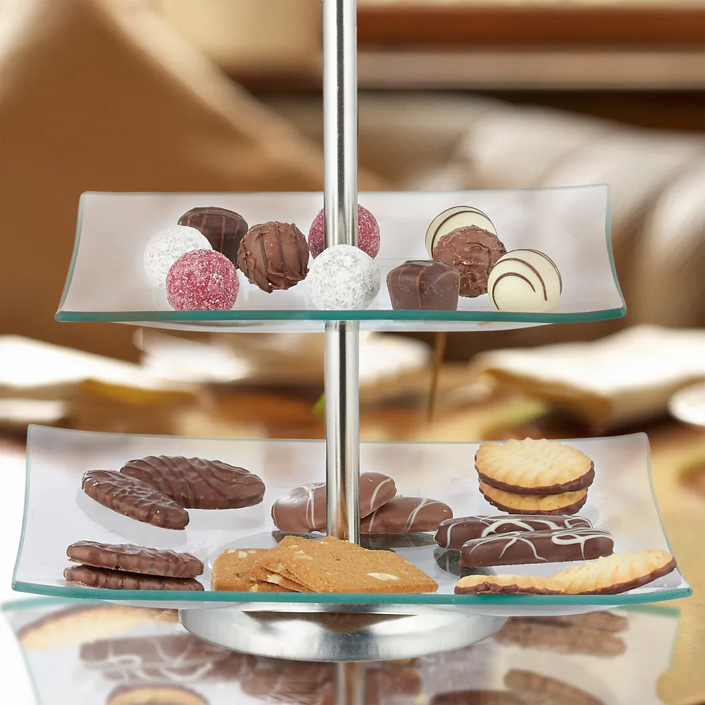 relaxdays 10 x etagere a 2 livelli - 2