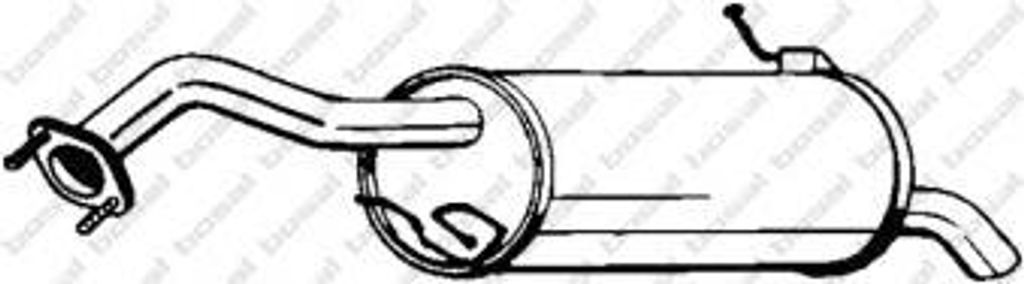 Bosal Endschalldämpfer 171-199