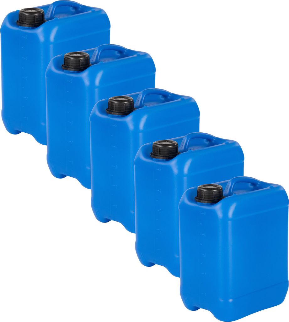 5x 5 Liter Kanister Wasserkanister Campingkanister Farbe Produktbild 
