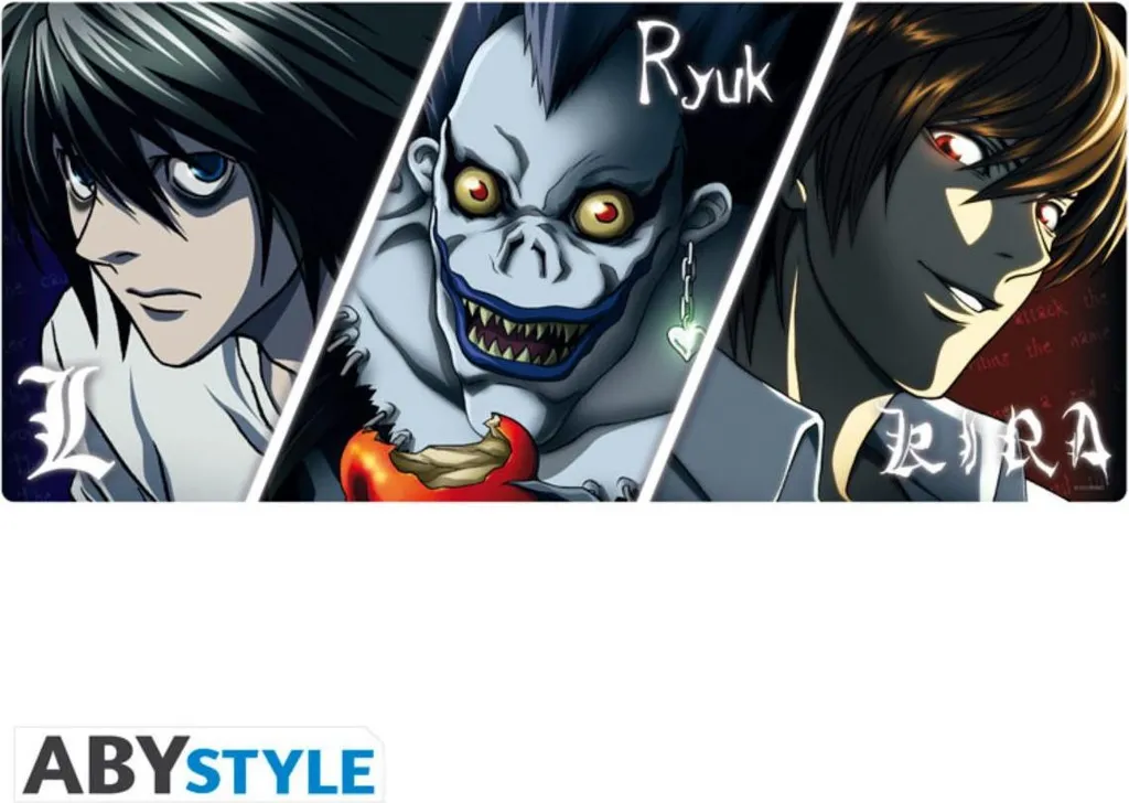Tapis de Souris Géant Death Note Triade pour Bureau Gamer Ergonomique
