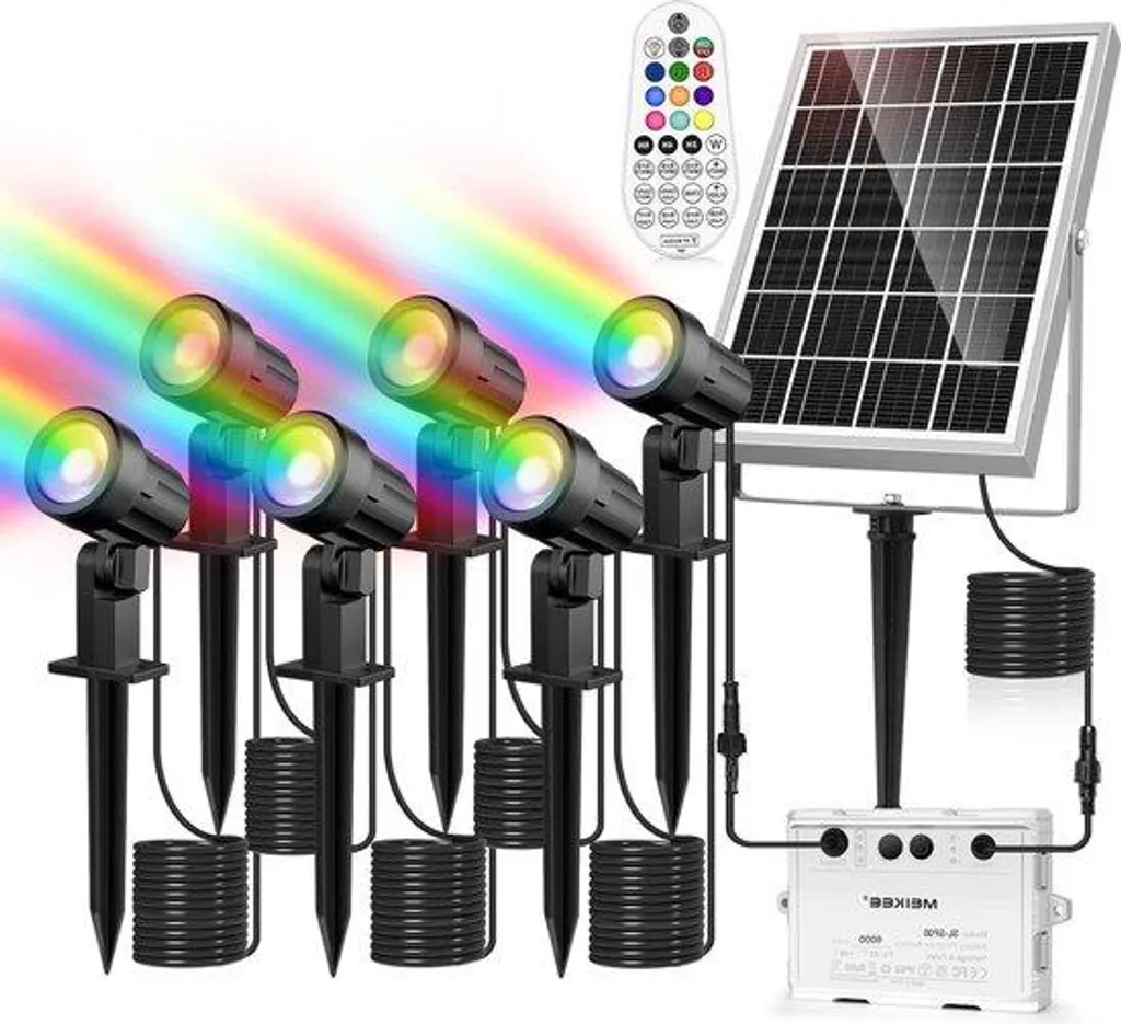 Spots solaires étanches IP66 pour éclairer vos allées sans électricité