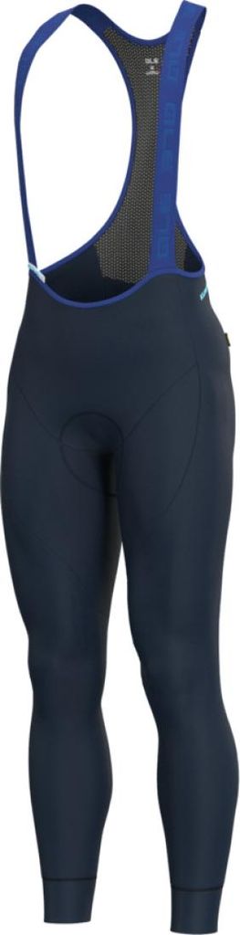 ALÉ Lange Fahrradhose mit Trägern - KLIMATIK K-TOUR - Blau M