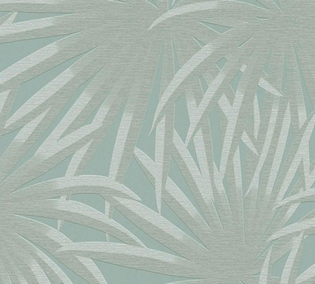 Vliestapete 39338-4 Casual Living Palmenblätter grün Produktbild 