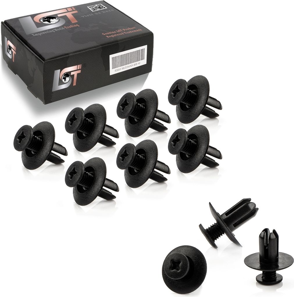 10x Windlauf Wasserablauf Befestigung Clips Schraubniete für HYUNDAI