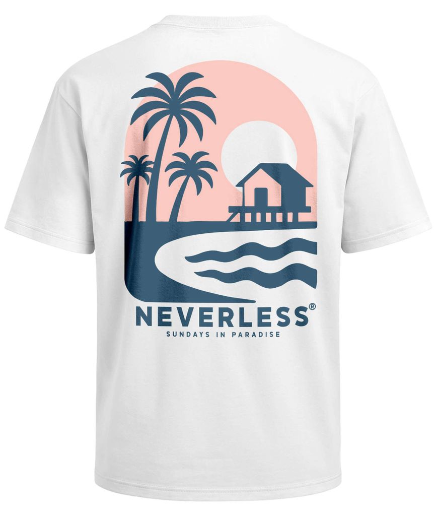Herren T-Shirt - Sundays in Paradise - Oversized Relaxed Fit Sommer Fashion Streetstyle Neverless
