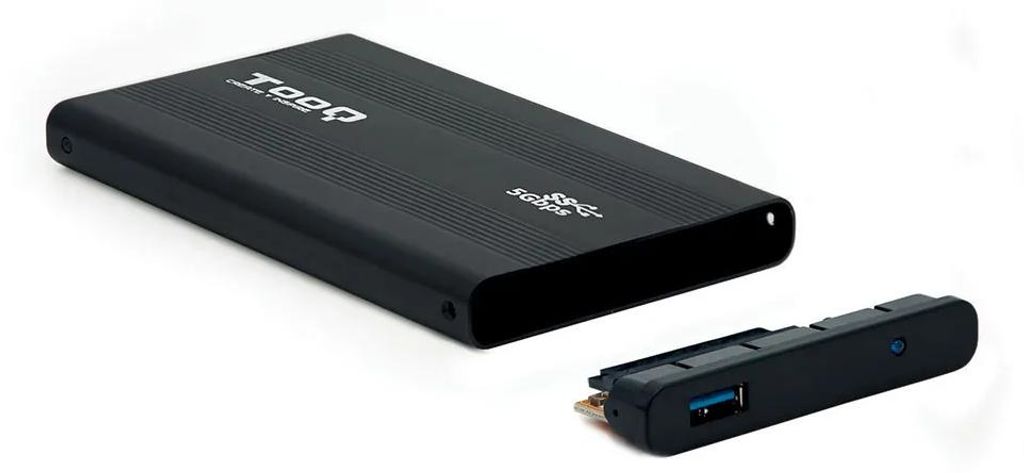 Externe behuizing TooQ AAACET0179, HD, 2.5", SATA III - USB Productafbeelding 